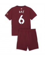 Manchester City Nathan Ake #6 Alternativní dres pro děti 2024-25 Krátký Rukáv (+ trenýrky)